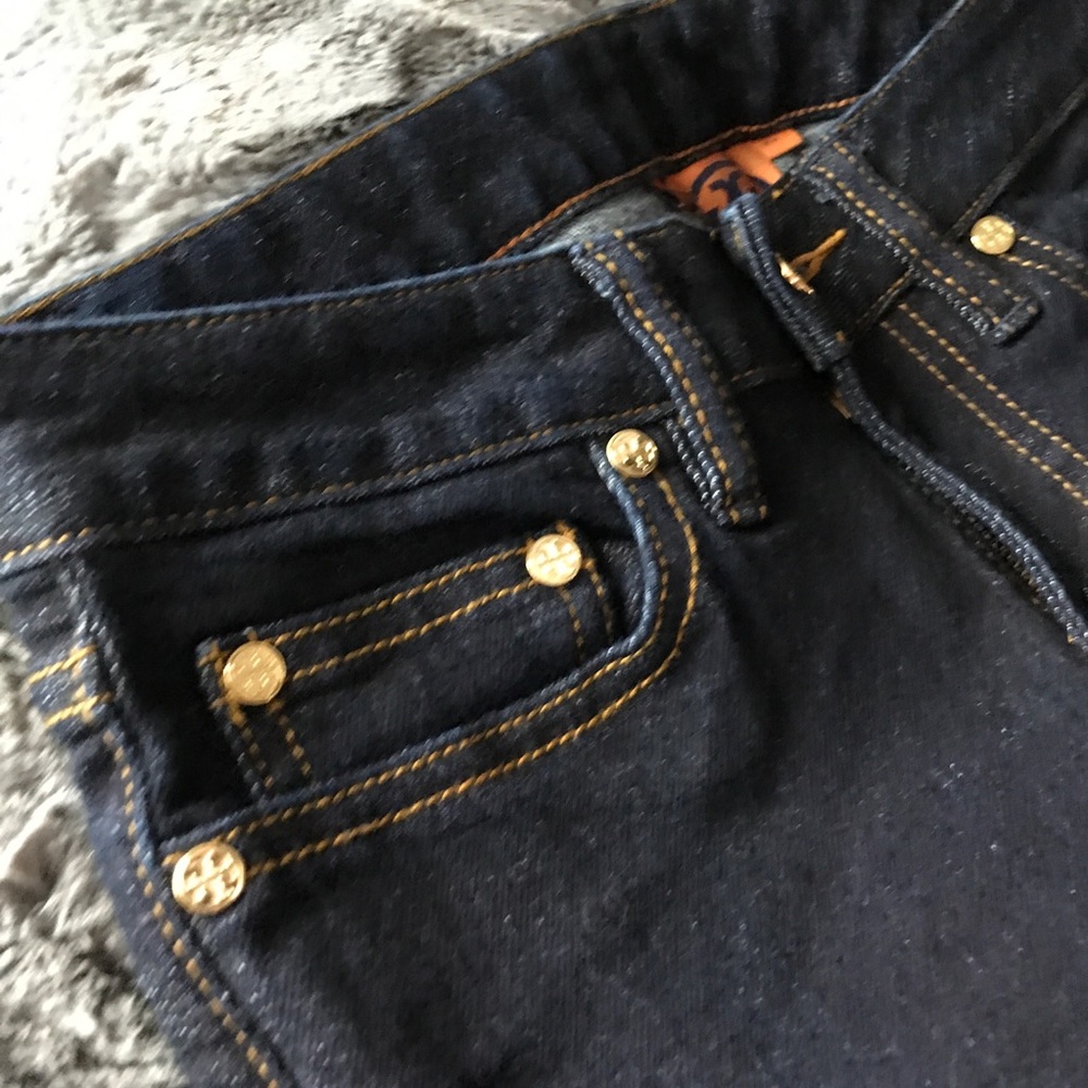 Tory Burch Super Skinny Jeans size 24 NWOT - Picture 4 of 6